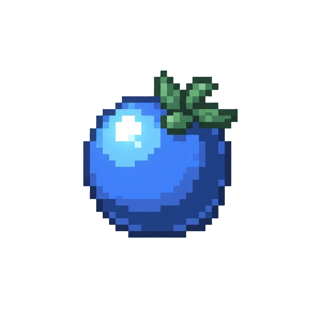 Glowing Blue Mystery Berry