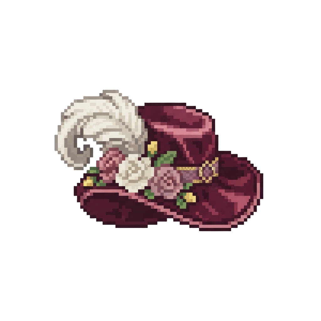 A Victorian Tea Party with Oversized Fancy Hats
