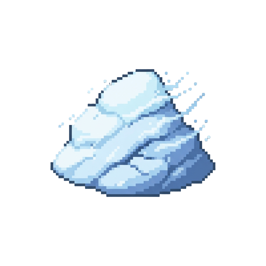 An Ice Age Snowdrift in the Middle of a Blizzard