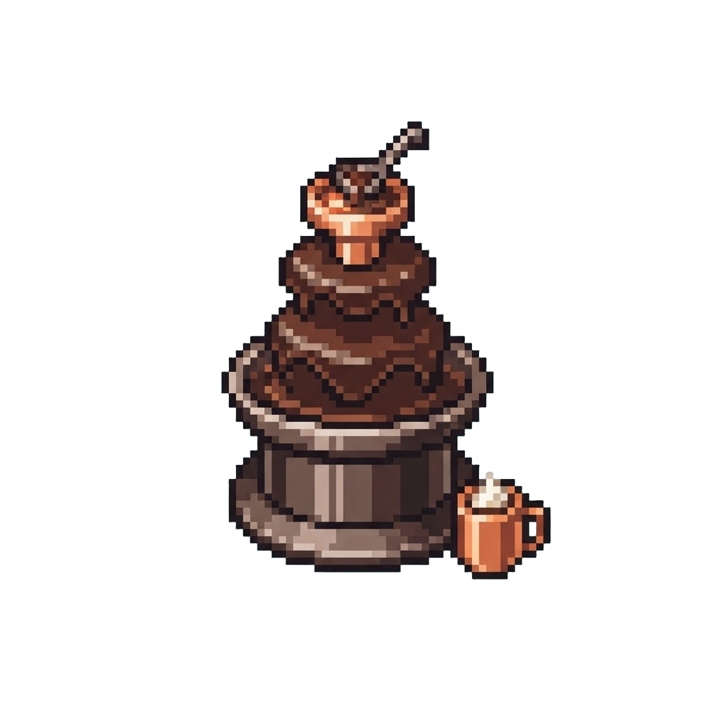 A Premium Gourmet Hot Chocolate Fountain Set