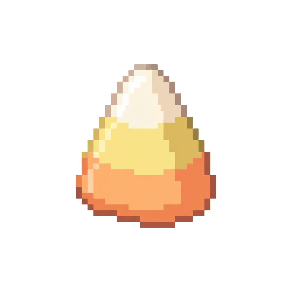 A Sweet Pastel Candy-corn Sprite