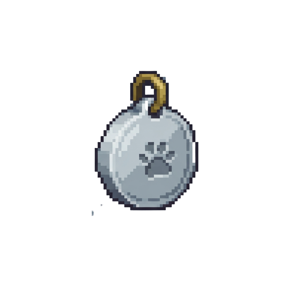 A Shiny Pet Tag