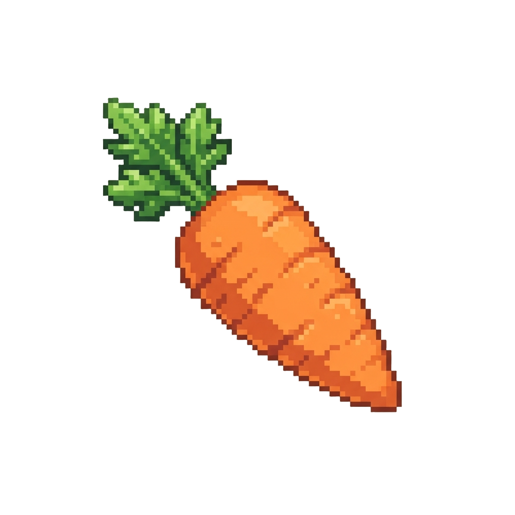 A Fresh Crunchy Carrot