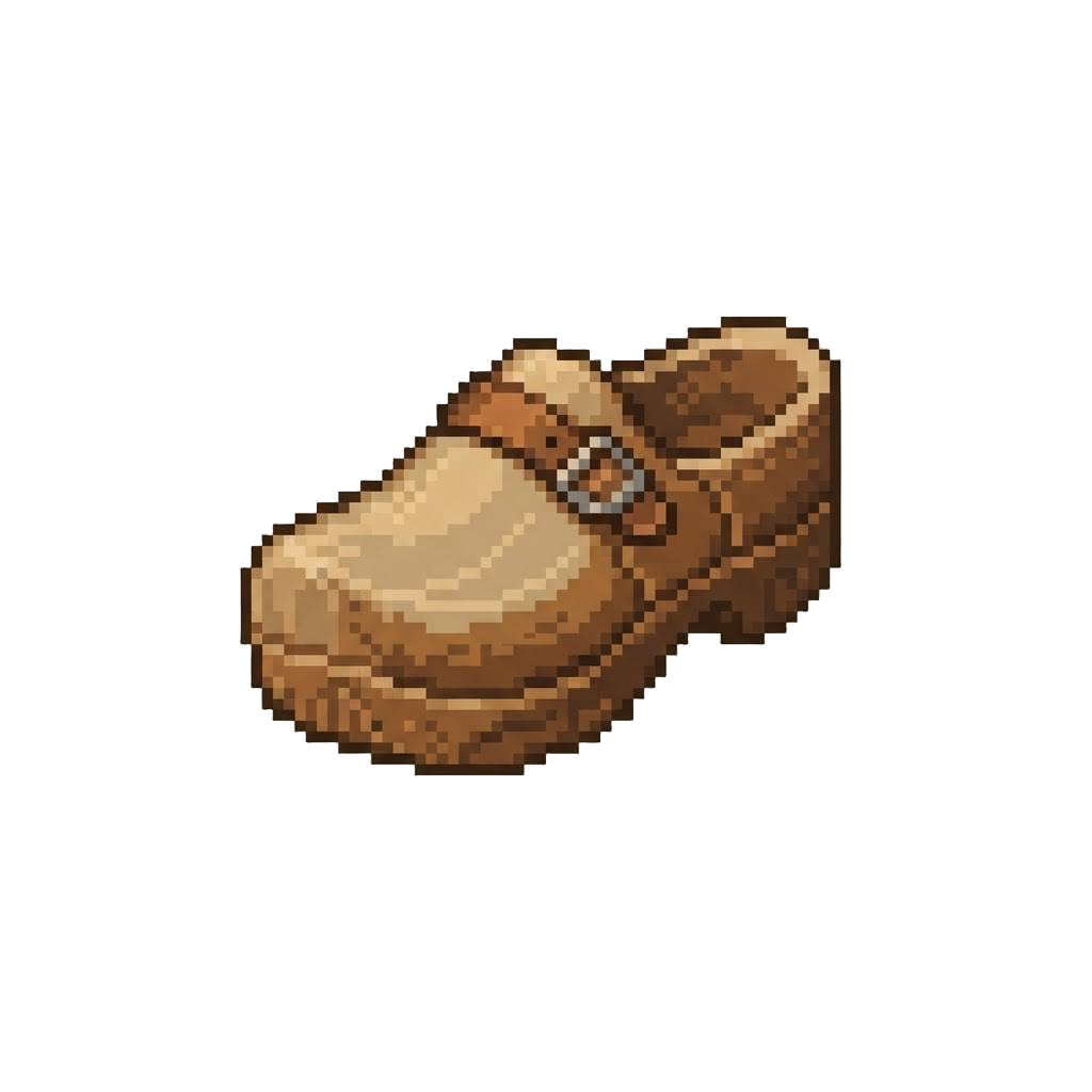 An Old Wooden Shoe