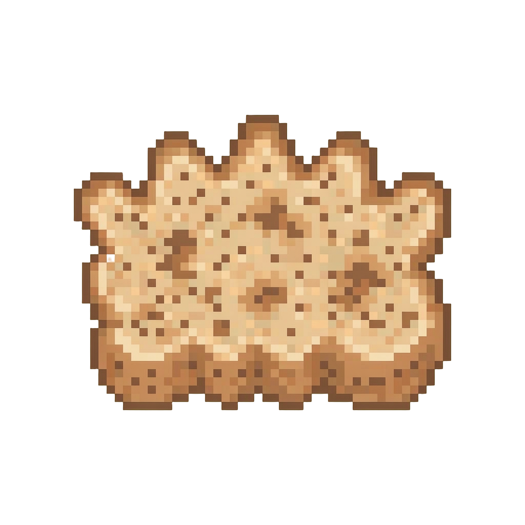 A Crown-shaped Oat Cake