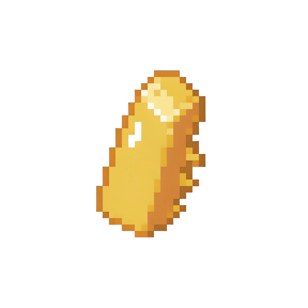 A Glowing Golden Carrot