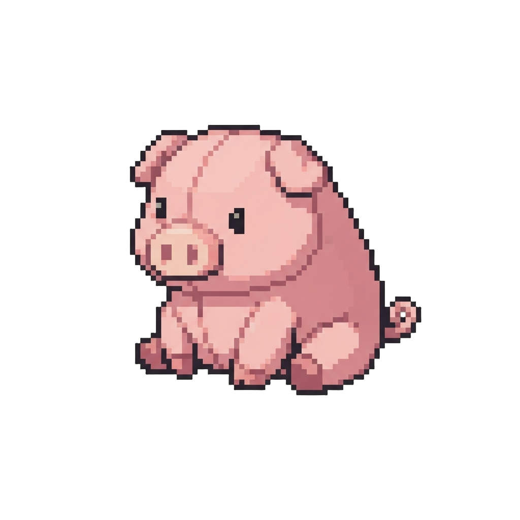 A Soft Plush Pig