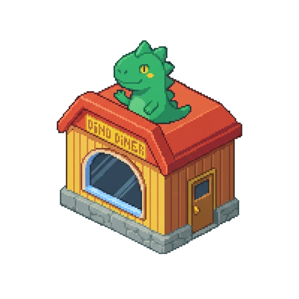 A Roadside Dinosaur Diner