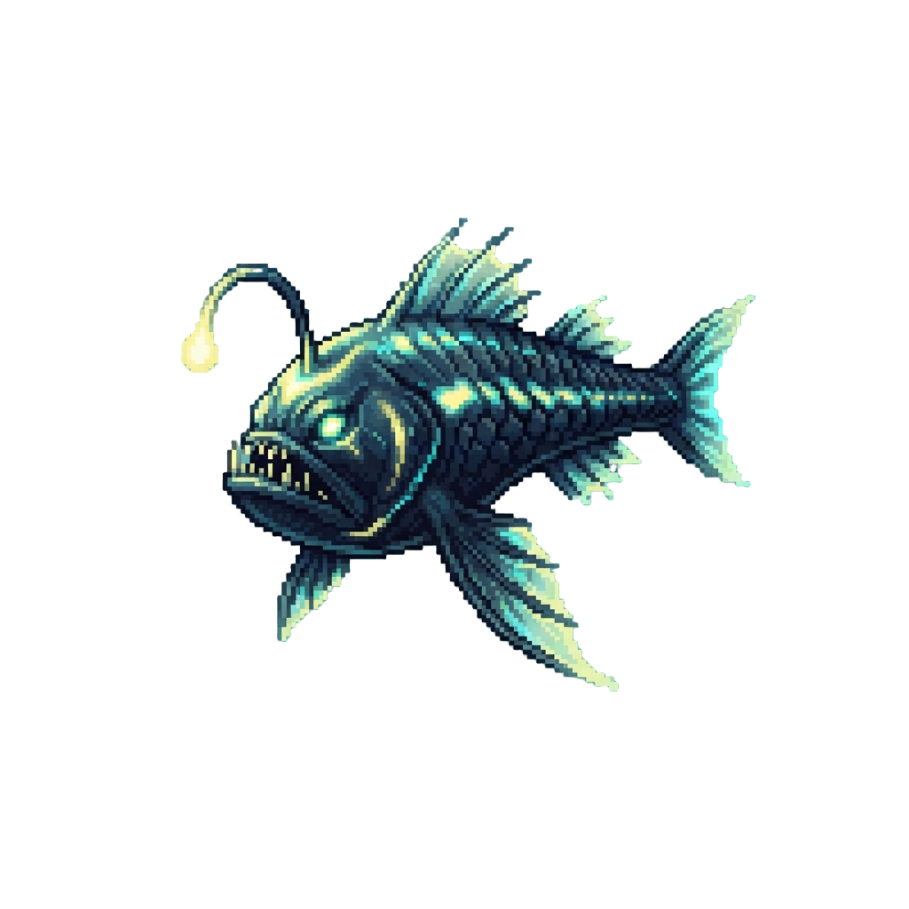 A Radiant Bioluminescent Dragonfish