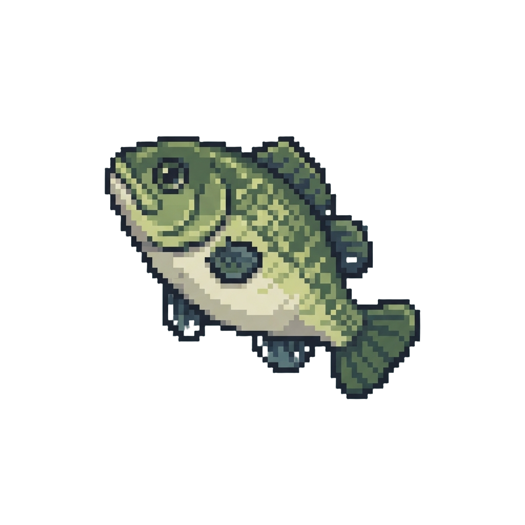 A Plump Green Seabass