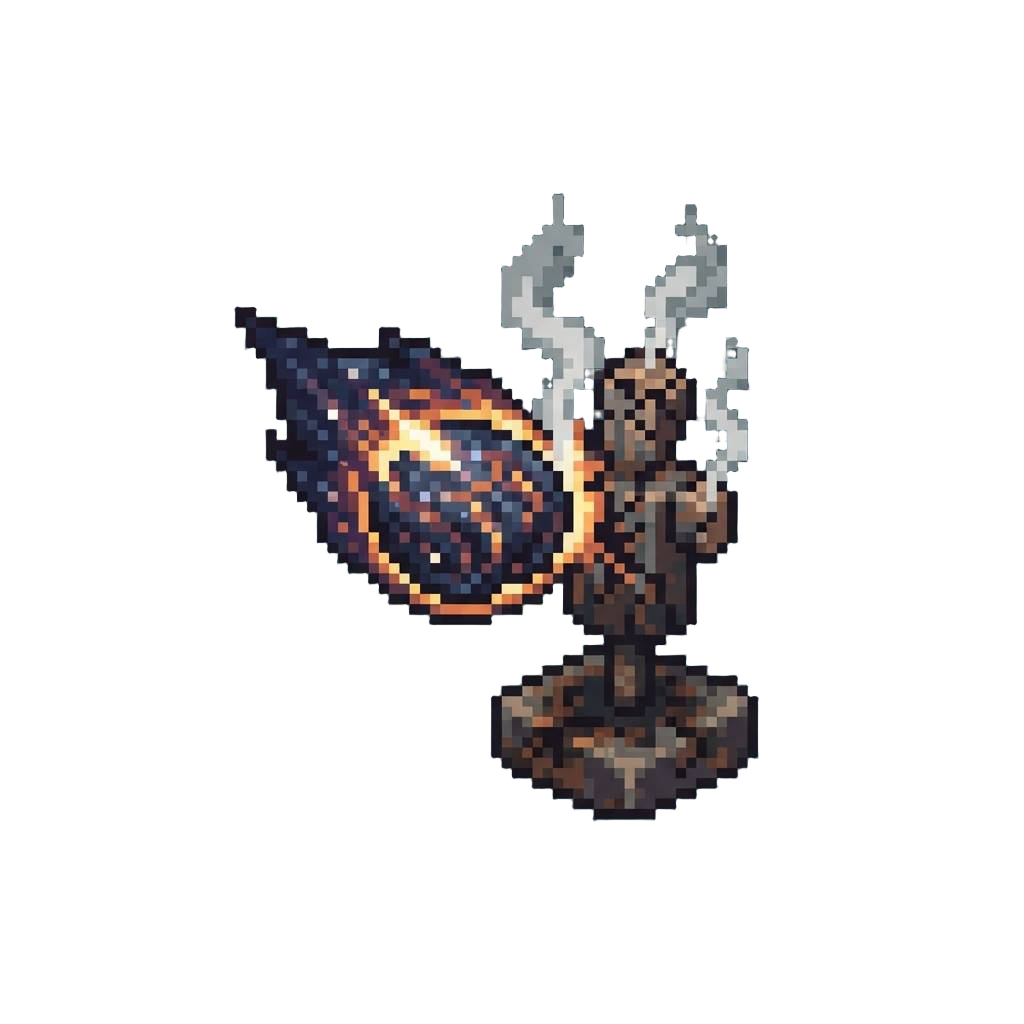 Cosmic Meteor Fist That Leaves the Dummy Smoking on a Scorched Pedestal