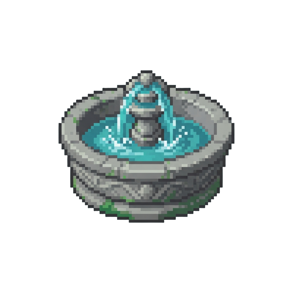 A Small Decorative Fountain Bowl