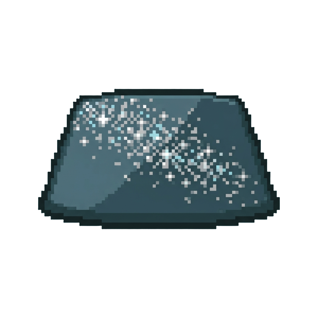 A Shower of Shiny Silver Glitter Across the Windshield