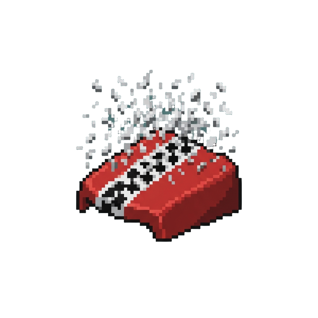 A Burst of Silver Racing Confetti Over the Finish Hood