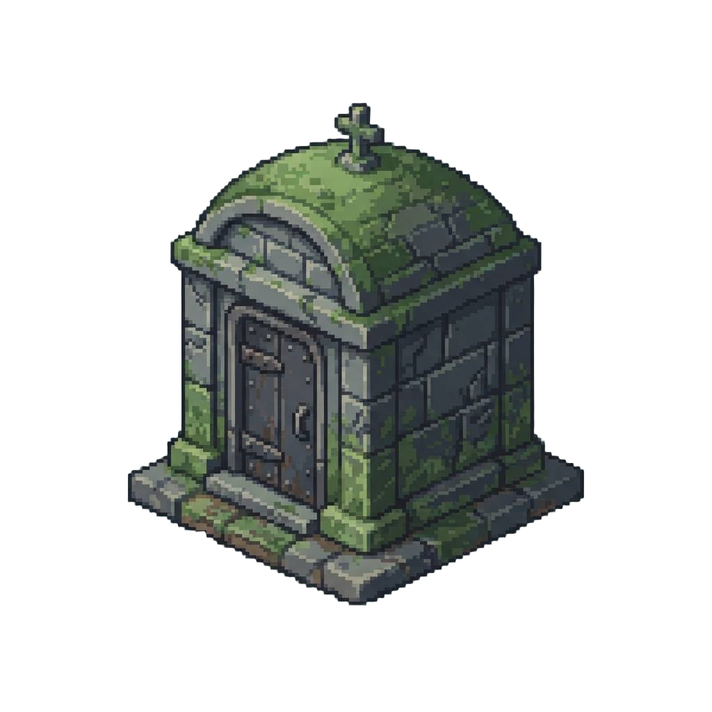 An Ancient Mossy Vault Grave