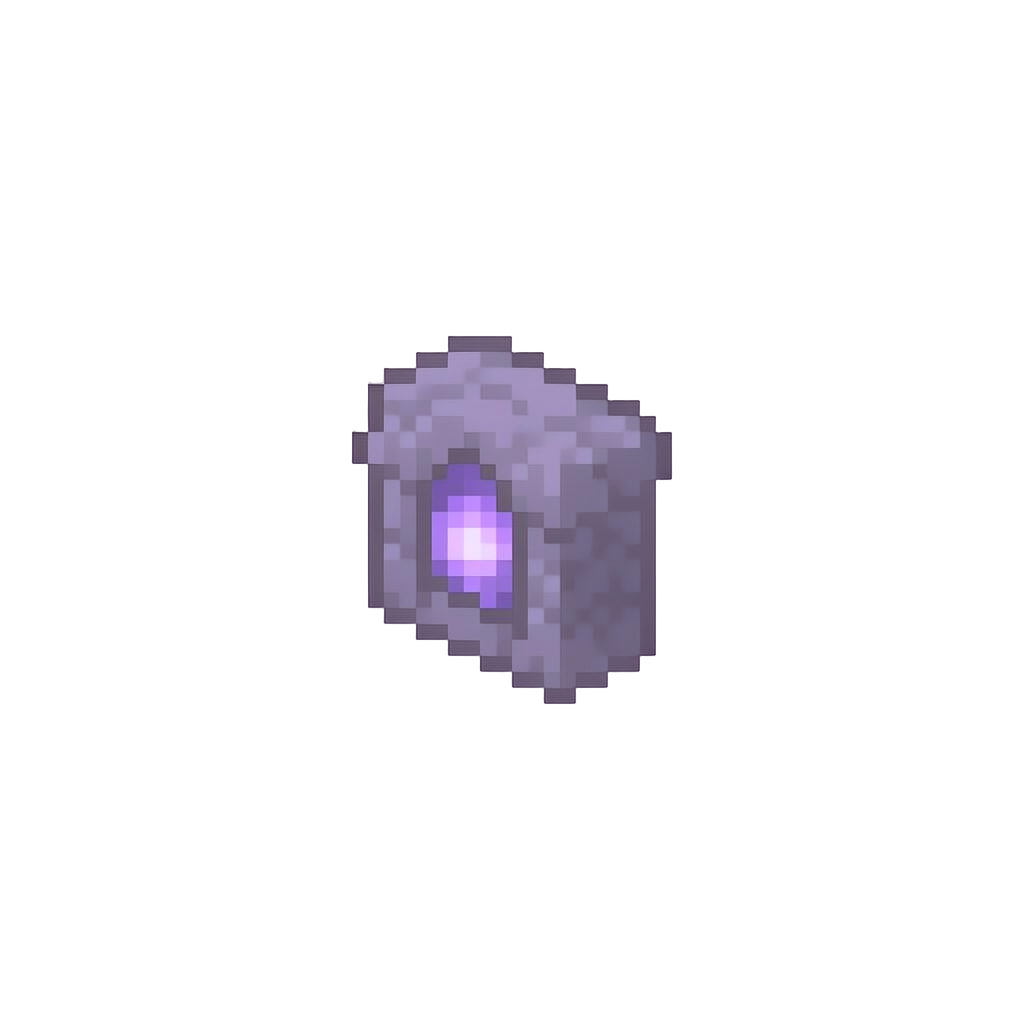 A Glowing Purple Crypt Entrance