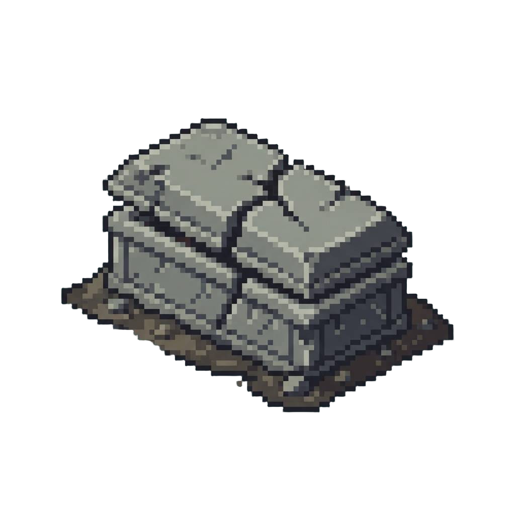 A Cracked Stone Coffin Plot