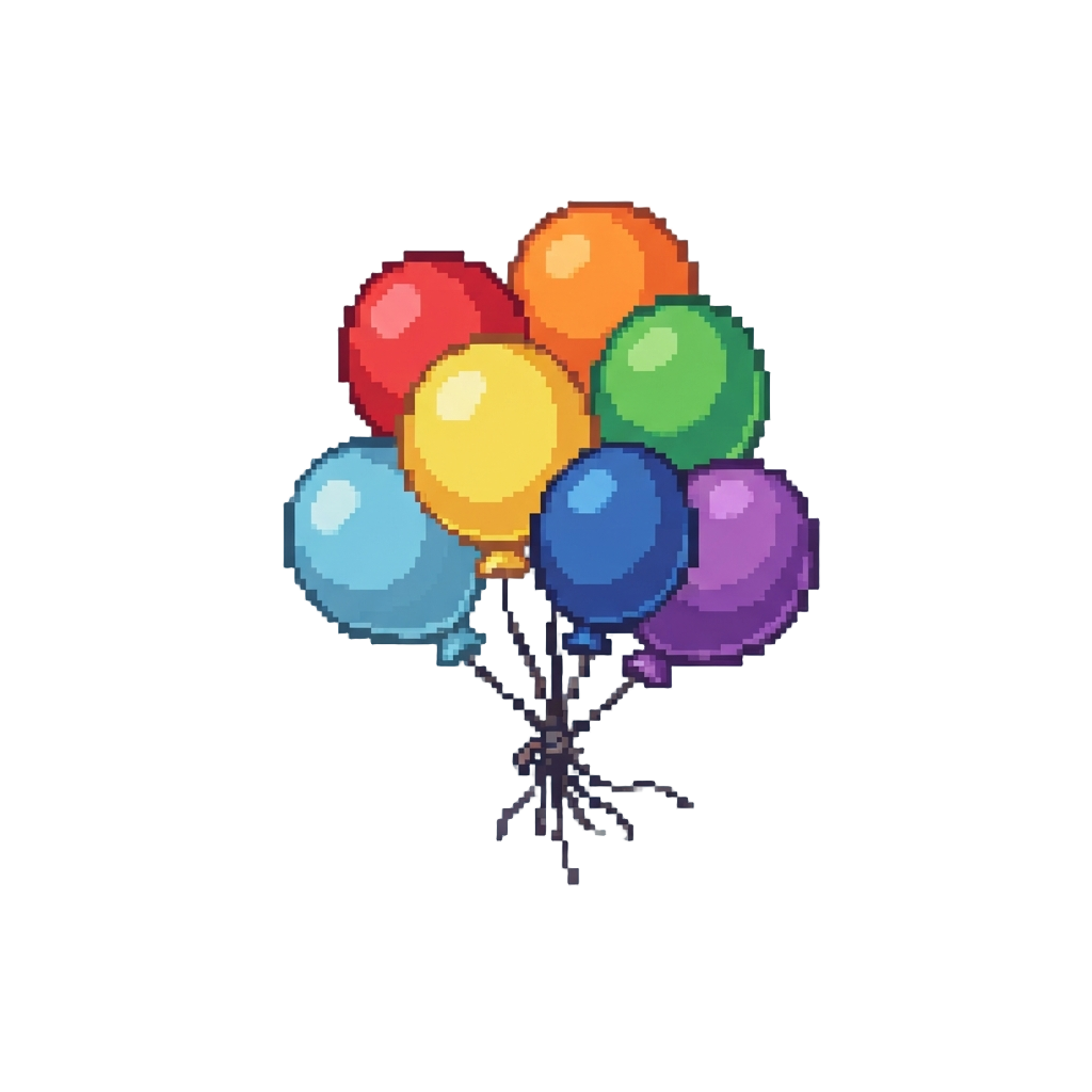 A Colorful Burst of Giant Stage Balloons