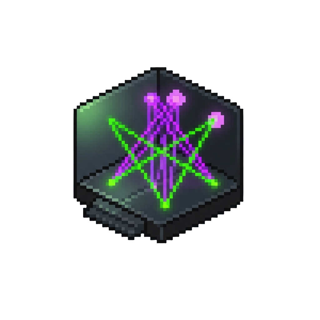 A Laser Light Show Flooding the Stage in Green and Purple