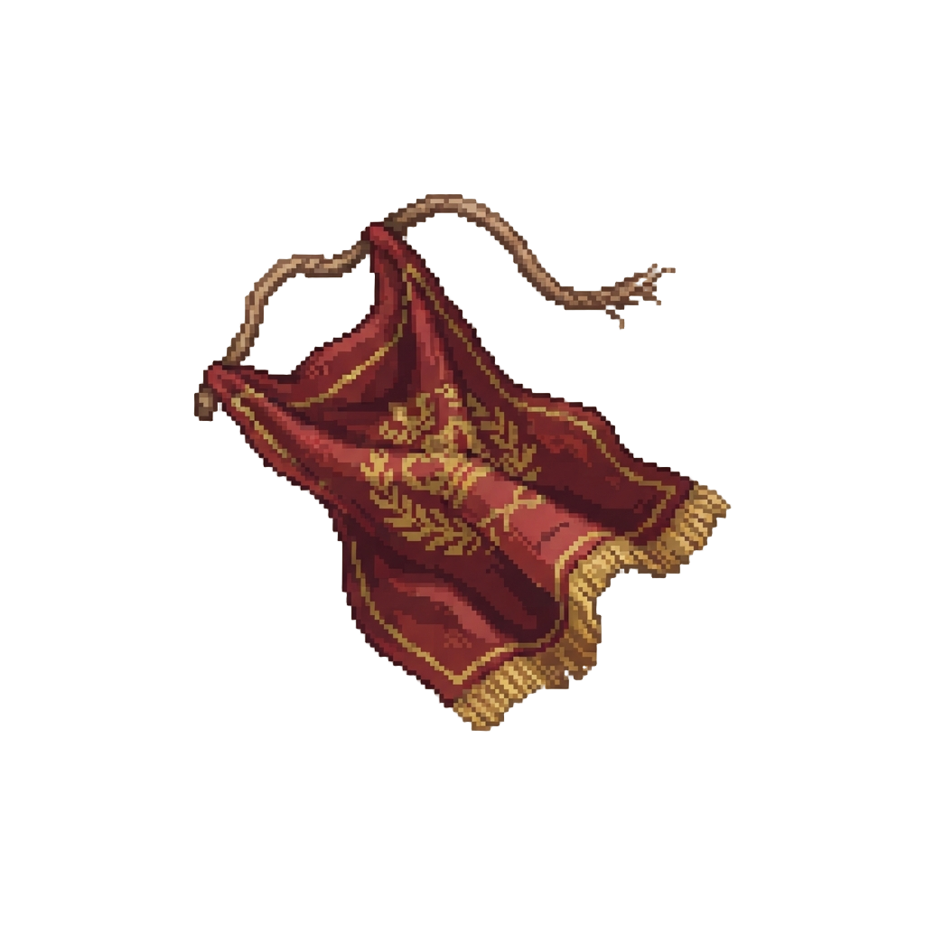 A Loose Stage Banner Falling Down Unexpectedly