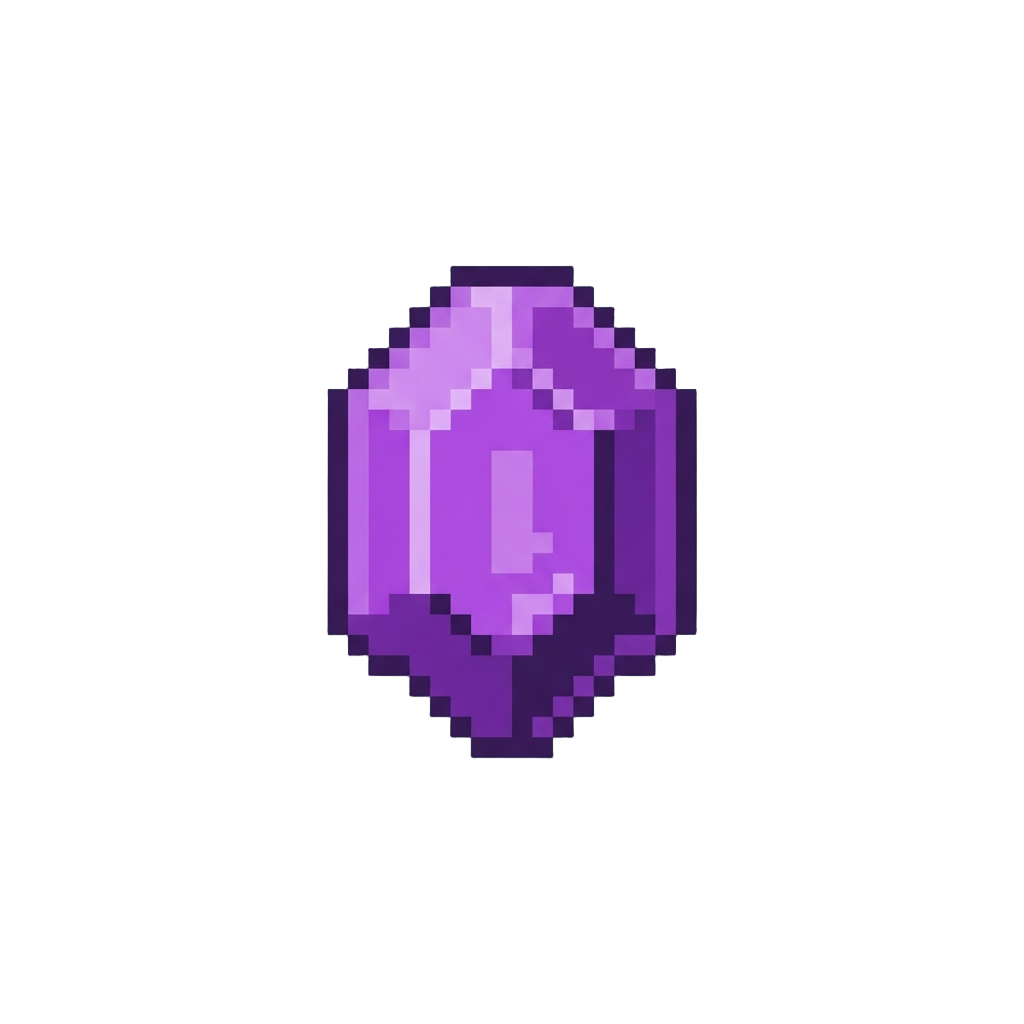 A Bright Purple Super Emerald