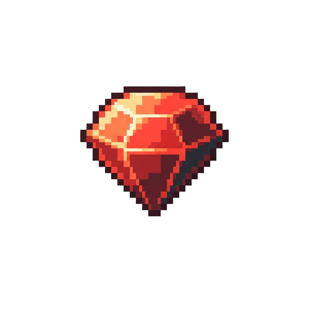 A Fiery Red Chaos Emerald