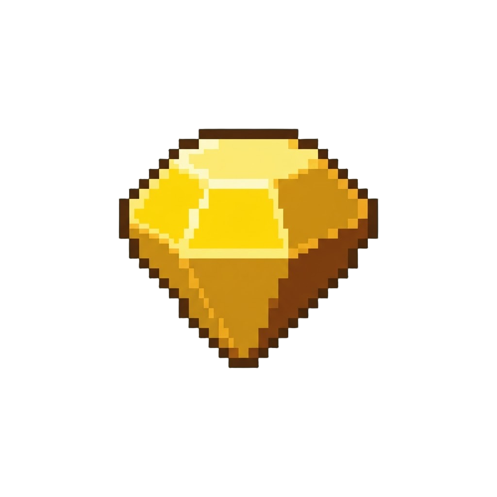A Golden Yellow Chaos Emerald