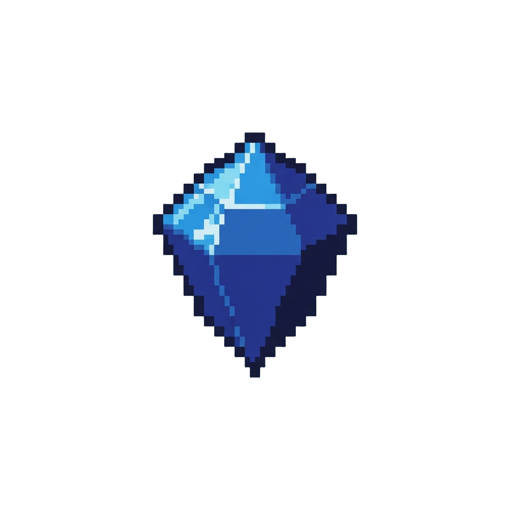 A Deep Blue Super Emerald