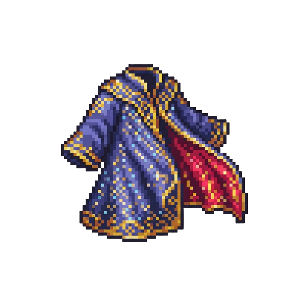 Giant Sparkly Entrance Robe Turning Inside Out Mid-strut
