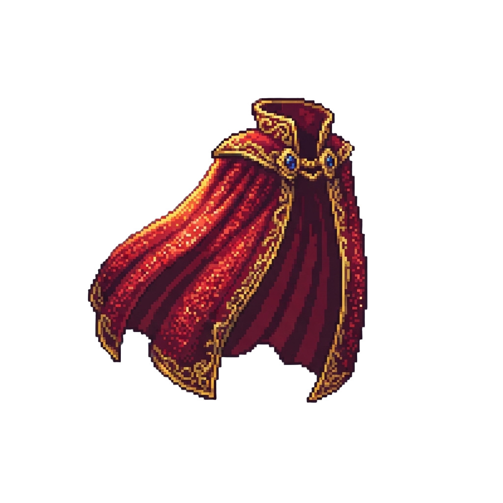 Strutting Down the Ramp in a Flowing Sequined Championship Cape