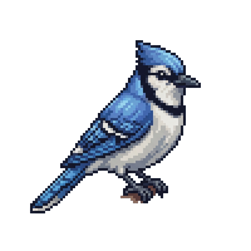 A Iridescent Blue Jay
