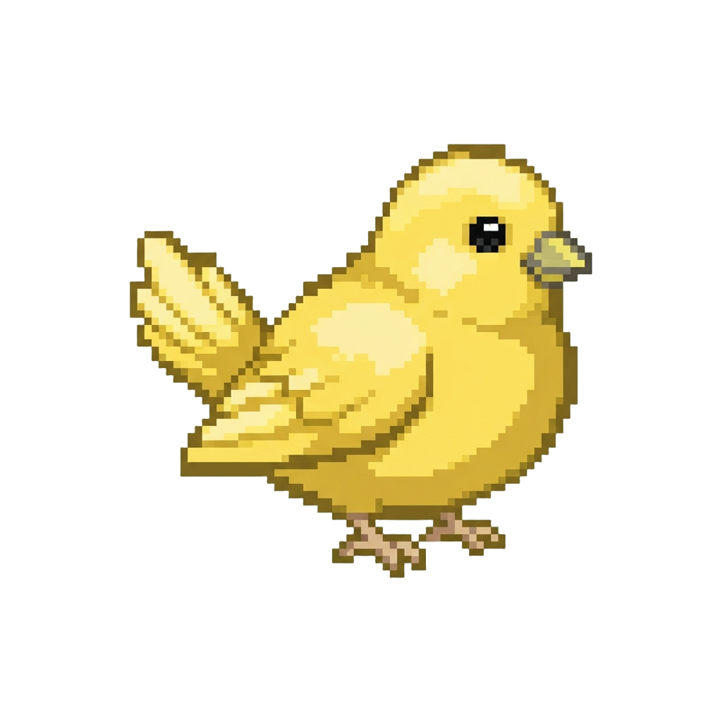 A Fluffy Yellow Canary