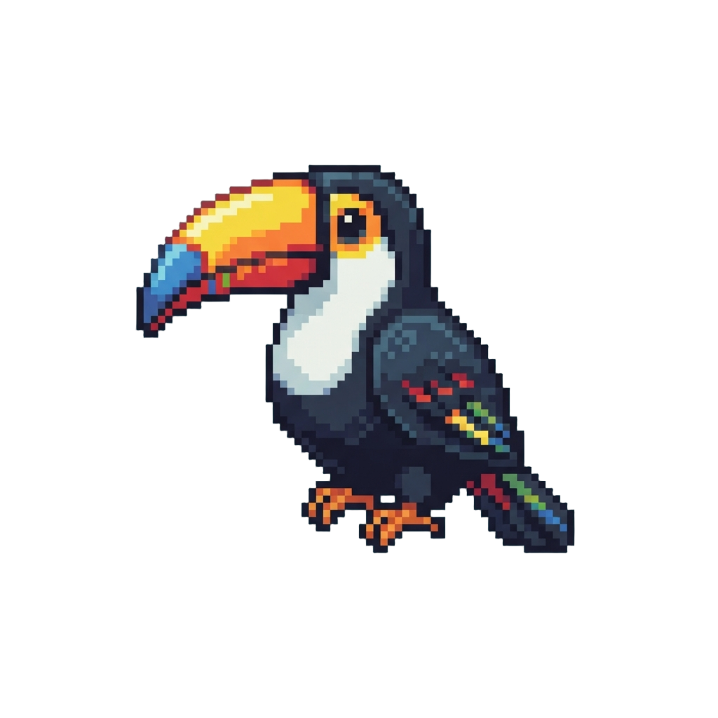 A Rainbow Toucan