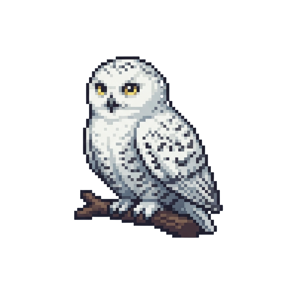 A Graceful Snowy Owl