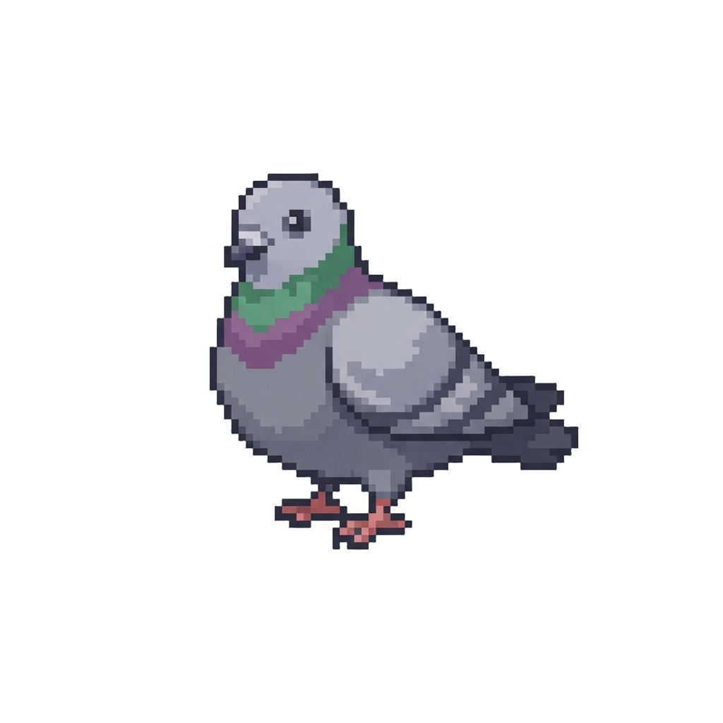 A Chubby Derpy Pigeon