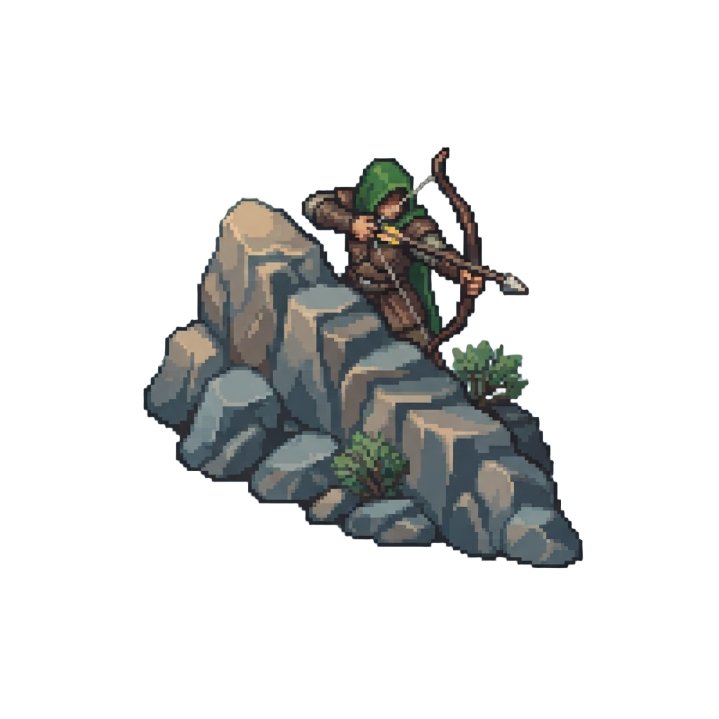An Archer Ambush From High Rocky Ridges