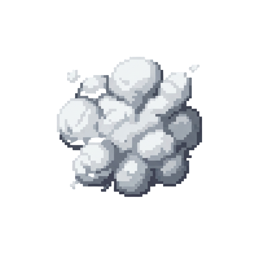 A Dramatic Burst of Thick White Stage Smoke Cannon Blasts