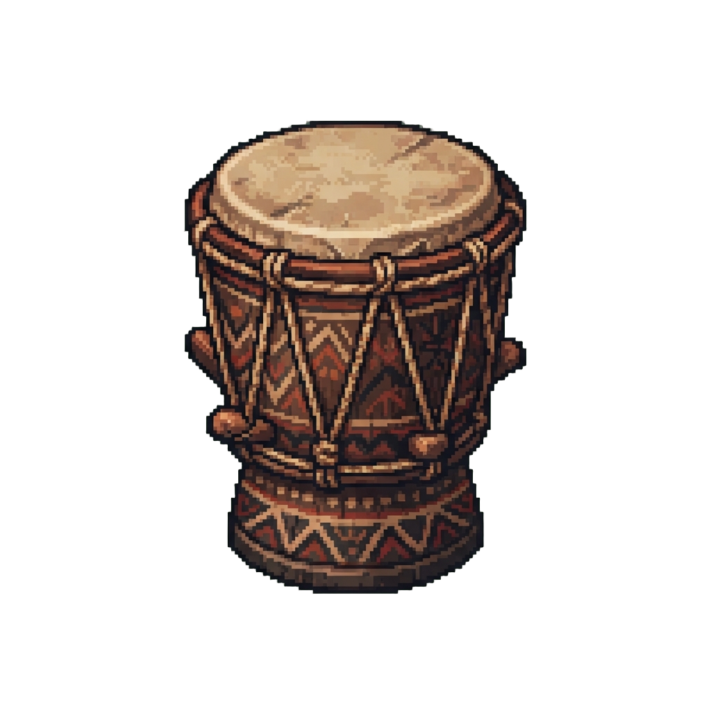 A Ancient Tribal Drum