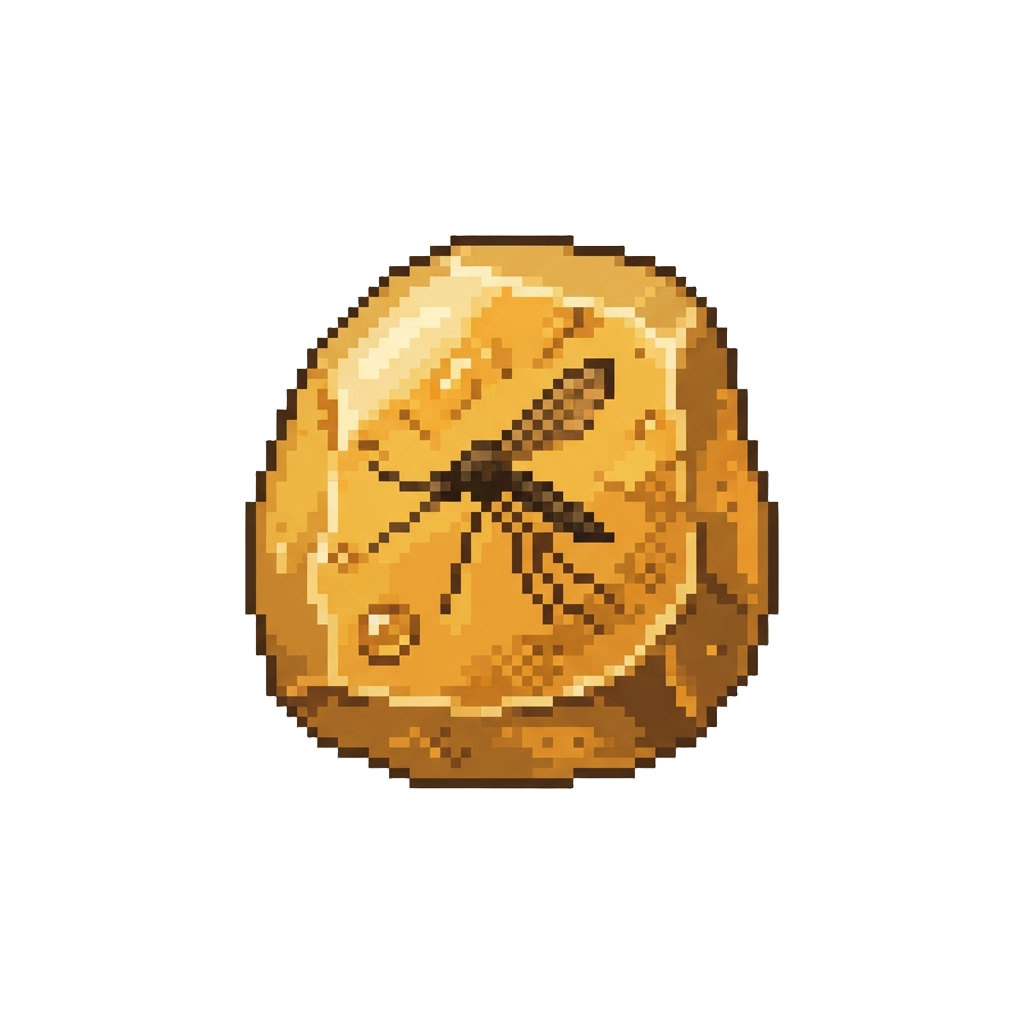 A Prehistoric Amber Fossil