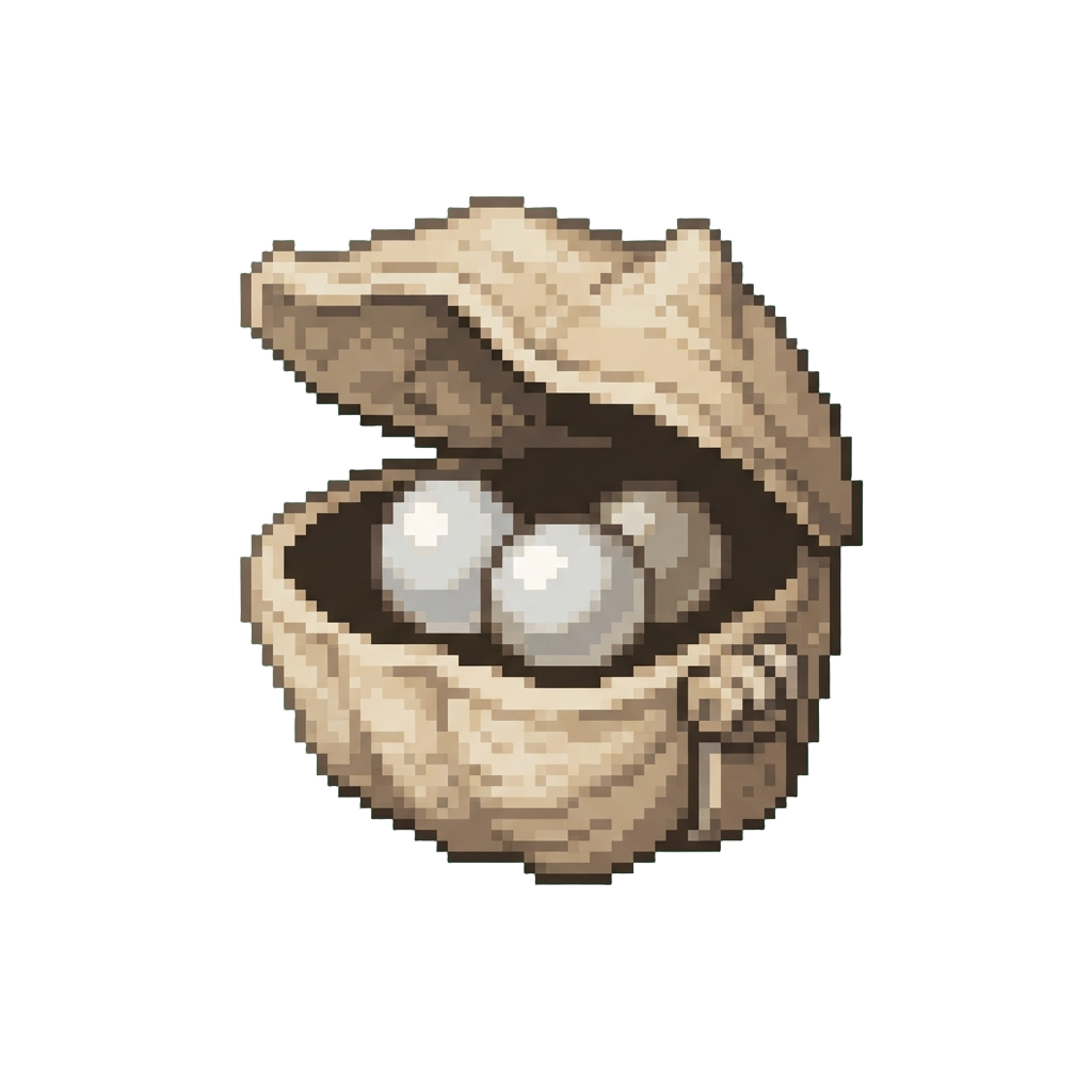 A Colossal Seashell Chest Revealing Giant Pearls