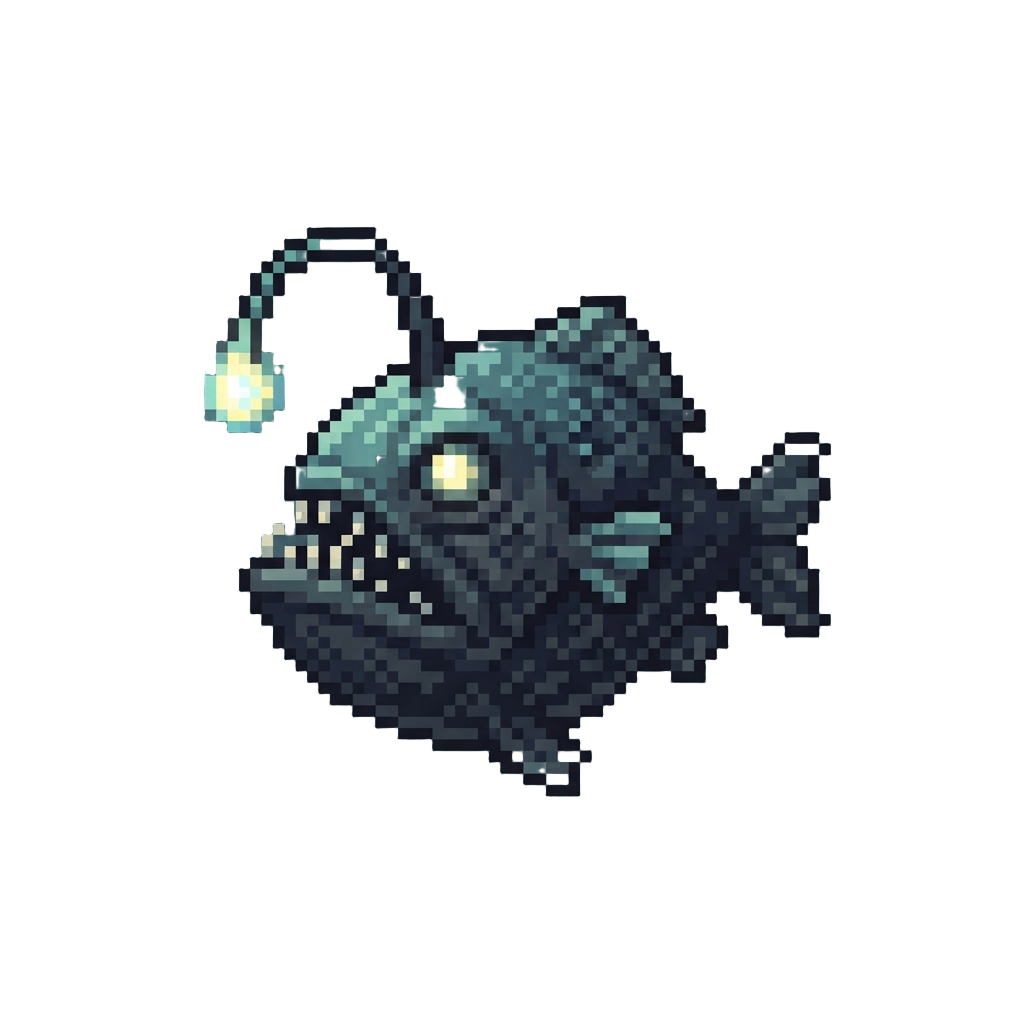 A Massive Glowing Anglerfish