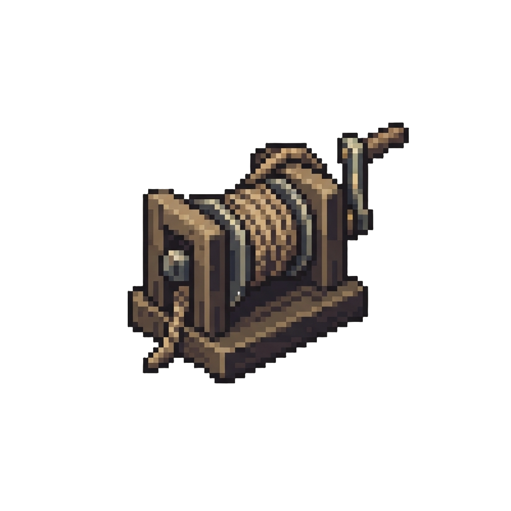 A Basic Braided Rope Winch