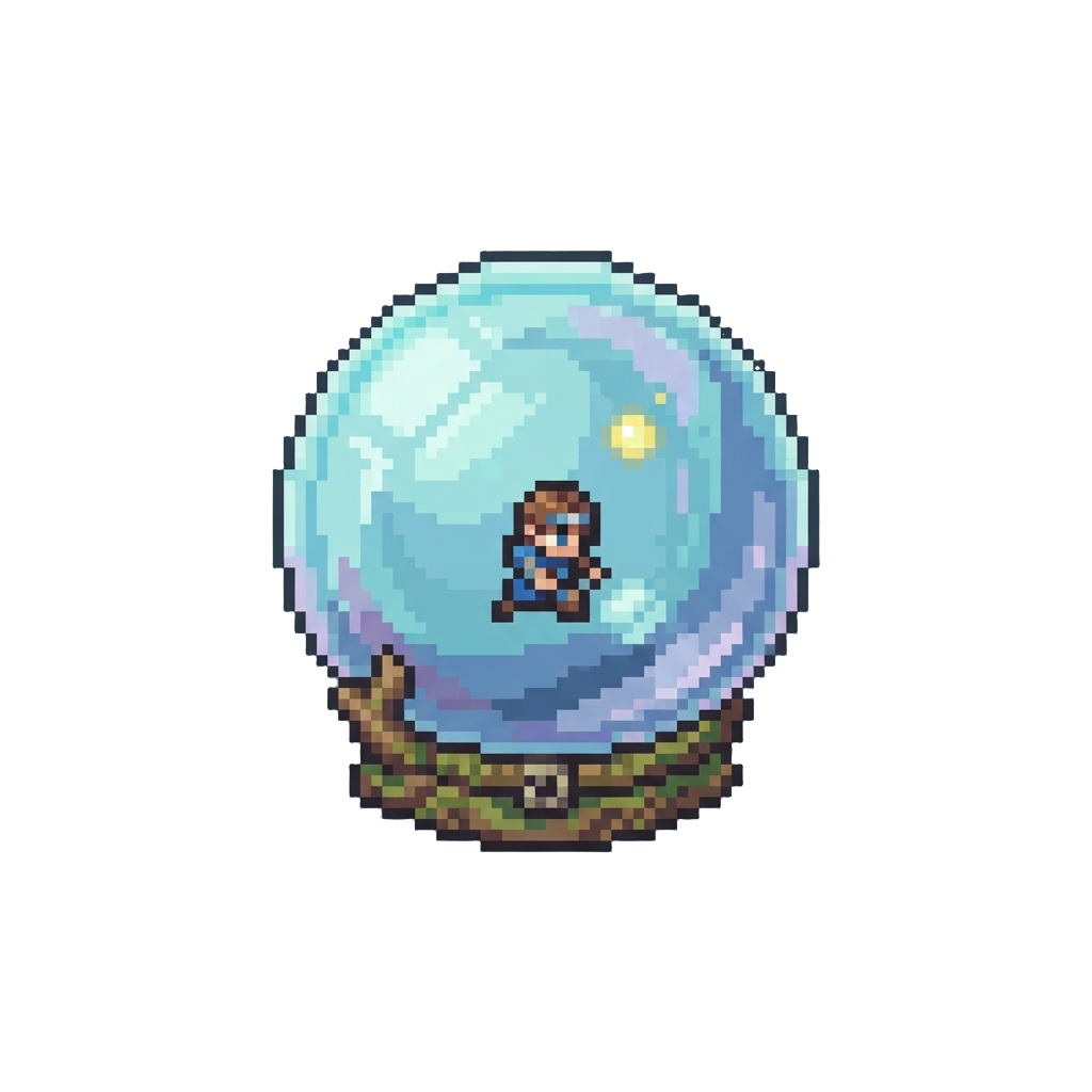 A Giant Glossy Bubble Trap