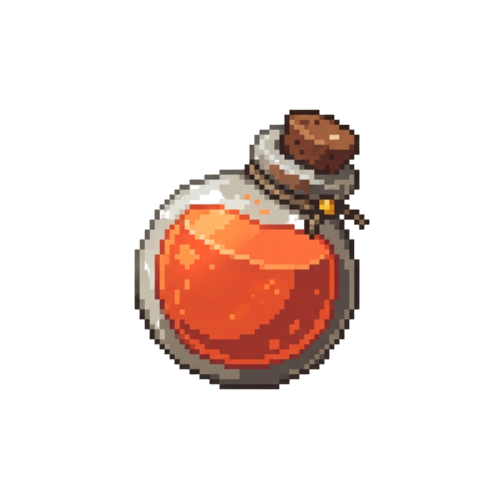 A Warm Magical Restoration Potion