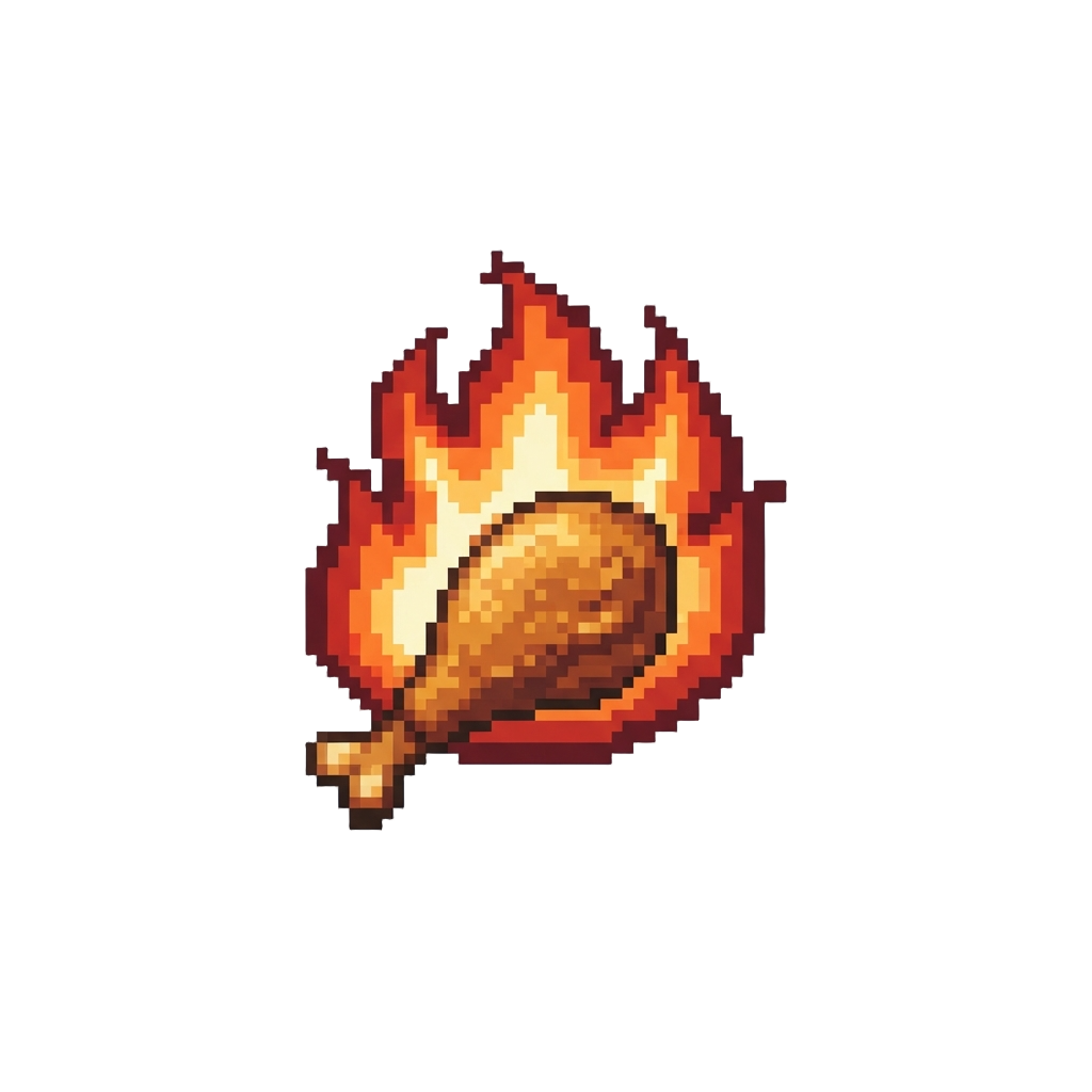A Fiery Chicken Oven Flareup
