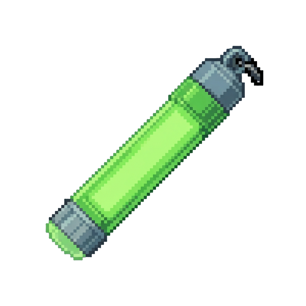 A Glowing Chemical Light Stick