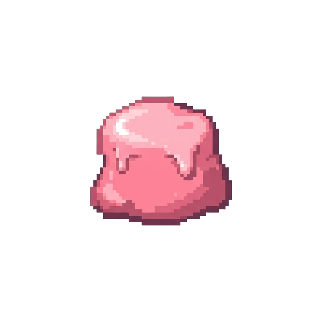 A Sticky Pink Marshmallow Blob