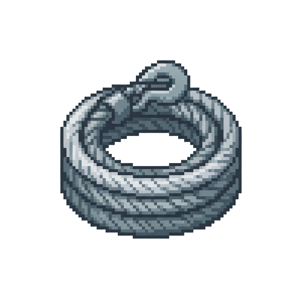 A Heavy-duty Steel Winch Cable
