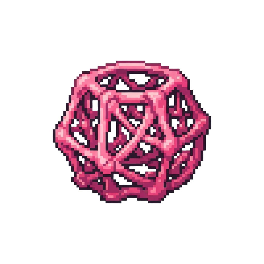 A Tangled Stretchy Gum Cage
