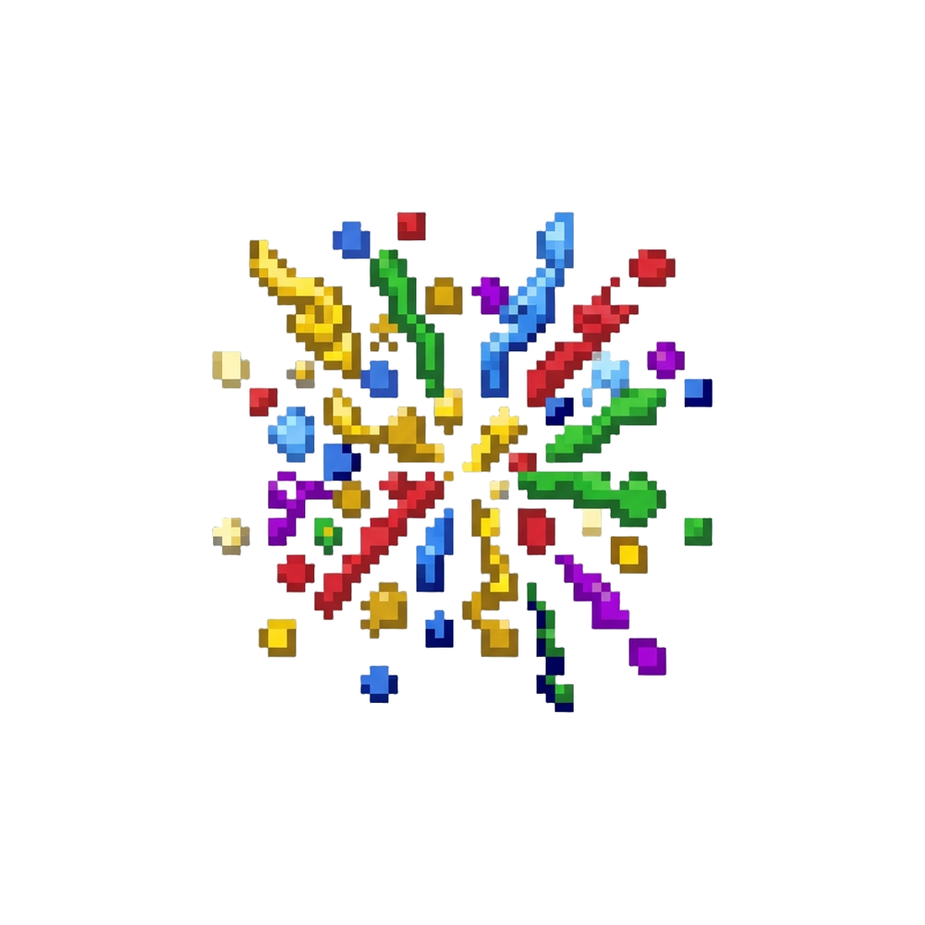 A Sparkling Confetti Blast